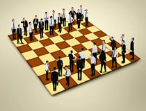 Chess Board w People WEB